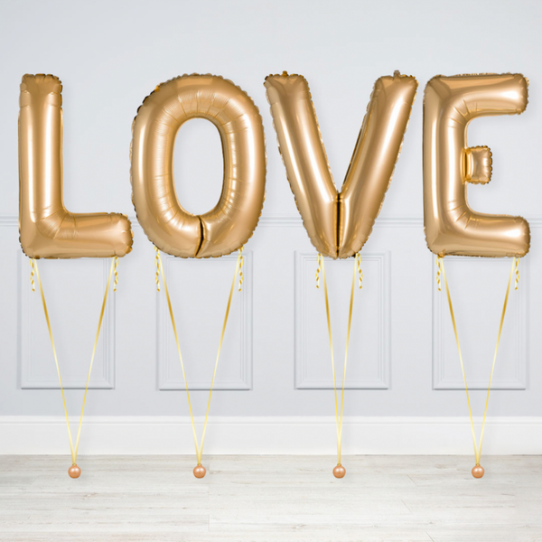 Gold Love Inflated Package