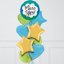 Miss You Ombre Foil Balloon Bouquet