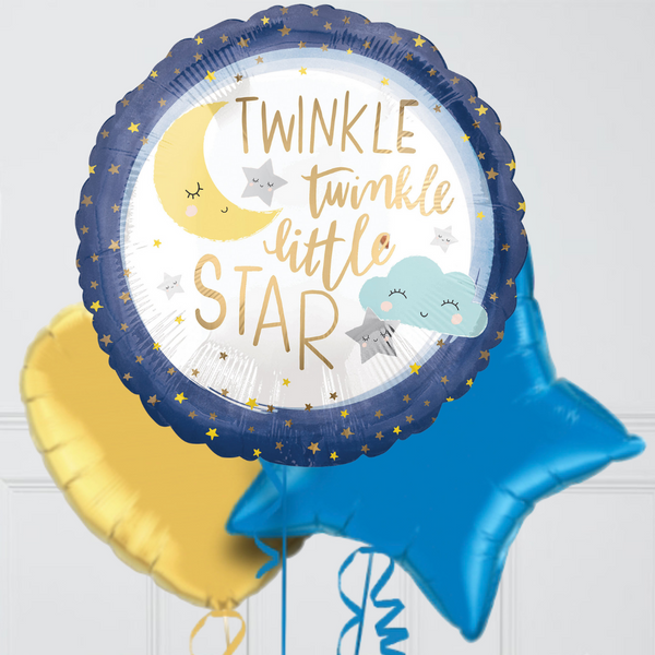 Twinkle Twinkle Little Star Baby Foil Balloon Bouquet