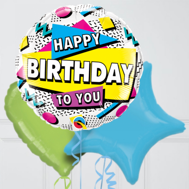 colourful banners happy birthday balloons delivery uae 