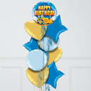 digger construction foil balloons for children