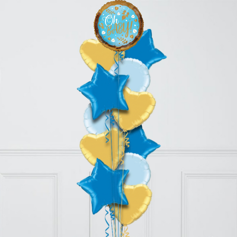 Oh Baby Boy Foil Balloon Bouquet