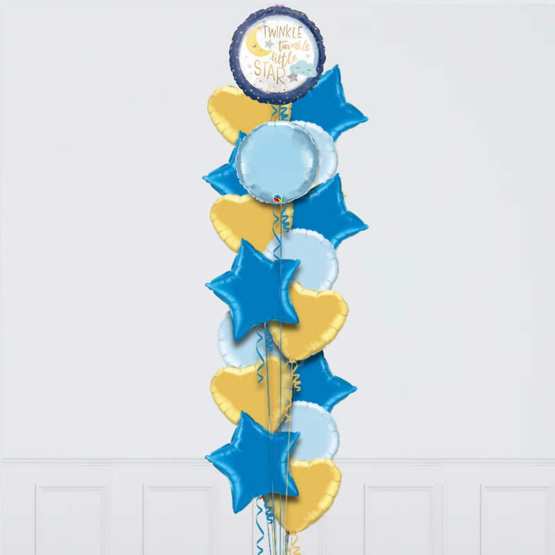 Twinkle Twinkle Little Star Baby Foil Balloon Bouquet