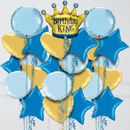 Birthday King Foil Balloon Bouquet