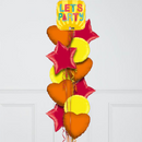 Summer Let's Party Foil Balloon Bouquet