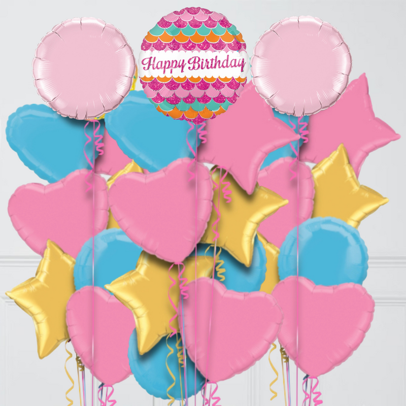 pink birthday balloons delivery uae