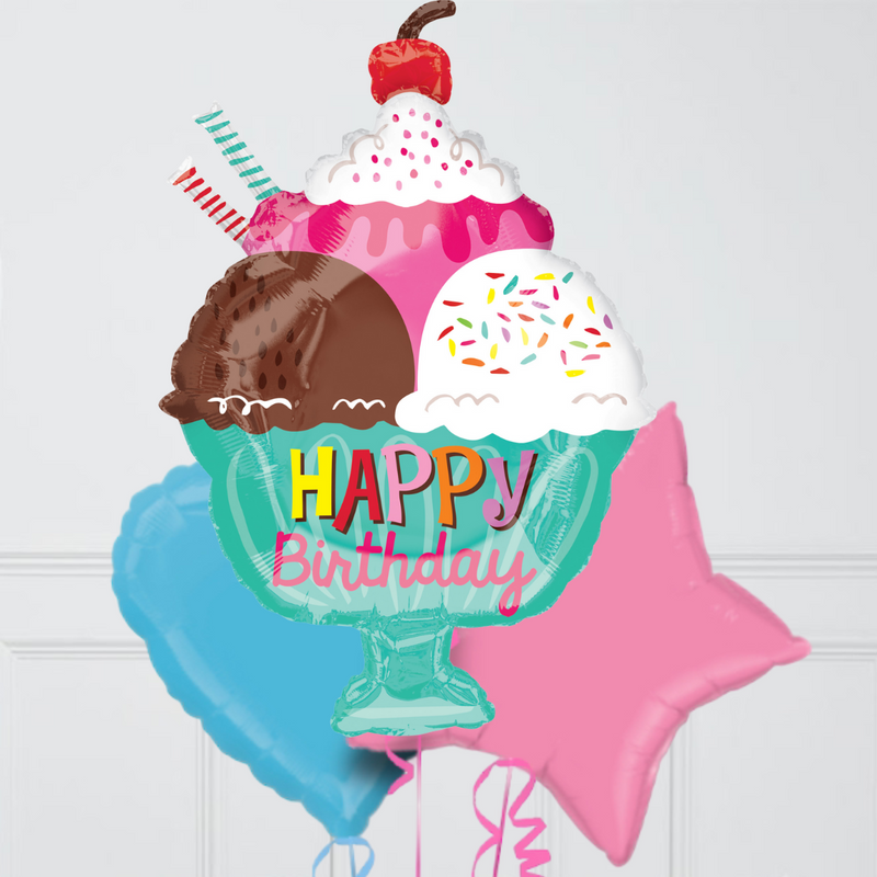 ice cream happy birthday balloons delivery uae