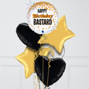 Happy Birthday Bastard Foil Balloon Bouquet