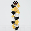 Party Animal Paw Foil Balloon Bouquet