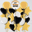 Happy Birthday Bastard Foil Balloon Bouquet
