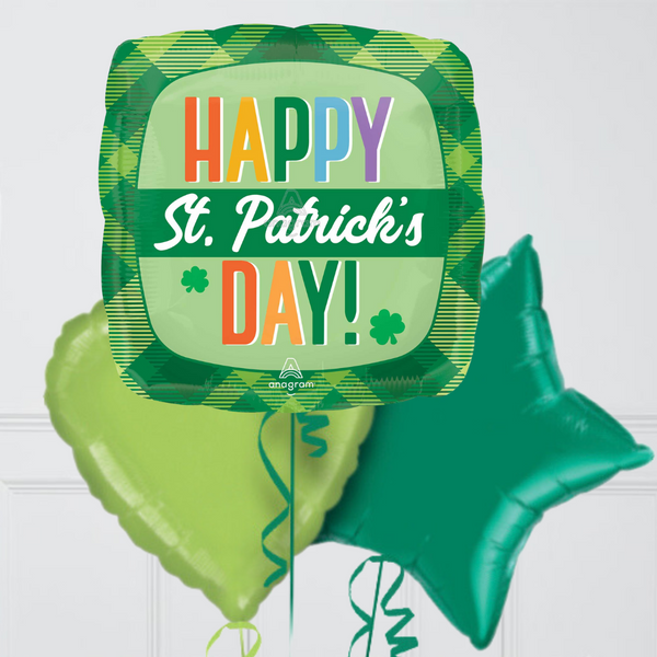 St. Patrick's Day Foil Balloon Bouquet