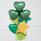 Emerald Shamrock St. Patrick's Day Foil Balloon Bouquet