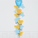 Baby Boy Foil Balloon Bouquet