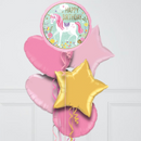 unicorn pink happy birthday foil balloons uae delivery