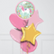 unicorn pink happy birthday foil balloons uae delivery