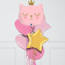  pink cat princess foil balloons delivery  Edit alt text