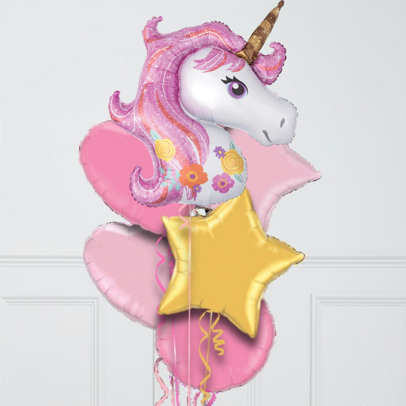 unicorn pink foil balloons delivery uae