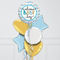 welcome baby boy blue foil balloons delivery