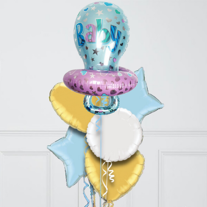 new baby boy pacifier balloons