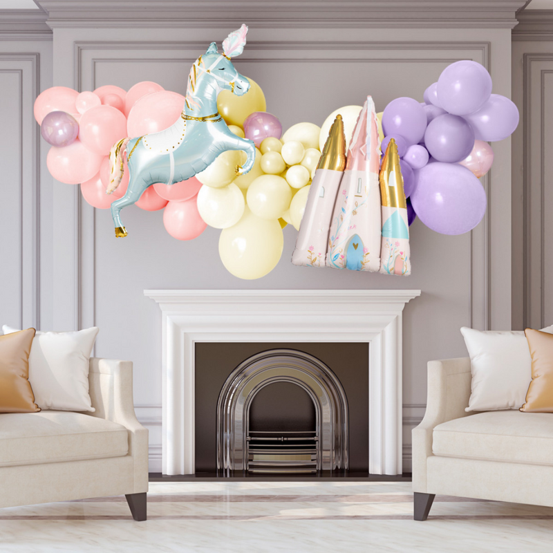 Princess Party Inflated Balloon Garland