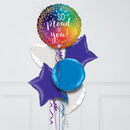 So Proud Rainbow Foil Balloon Bouquet