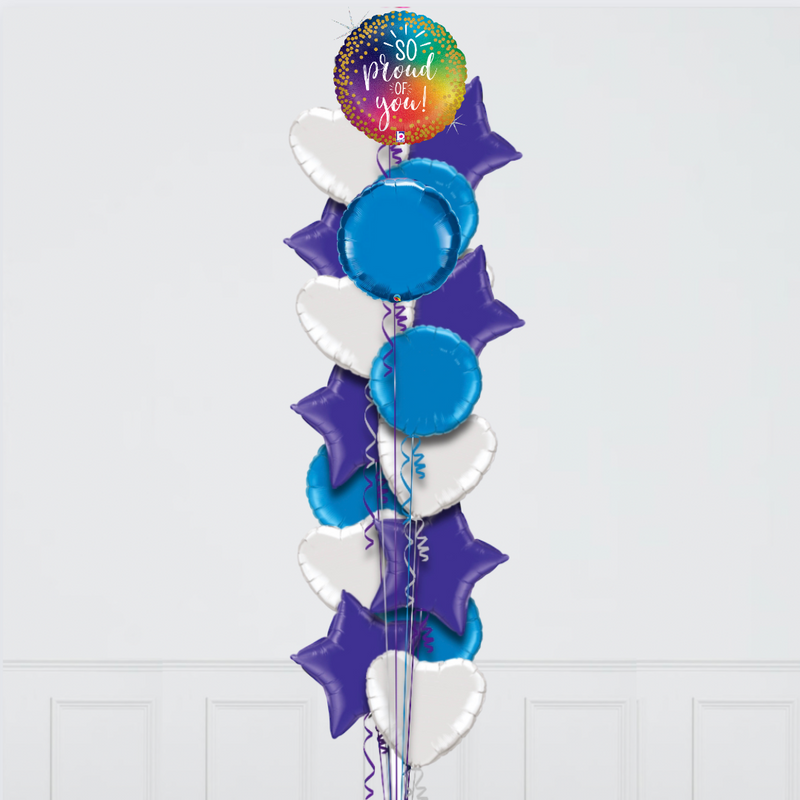 So Proud Rainbow Foil Balloon Bouquet