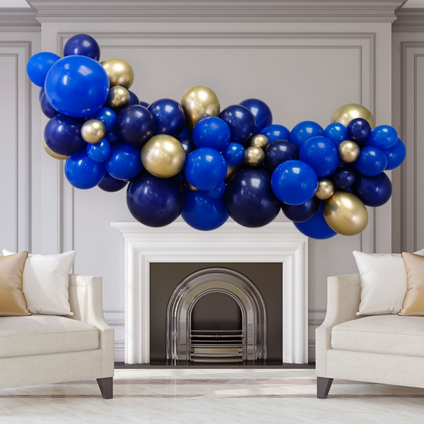 Sapphire Blue Inflated Balloon Garland
