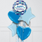 blue and white happy birthday foil balloons delivery uae