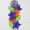 Good Luck Dots Foil Balloon Bouquet