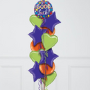 Good Luck Dots Foil Balloon Bouquet