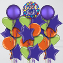Good Luck Purple Foil Balloon Bouquet