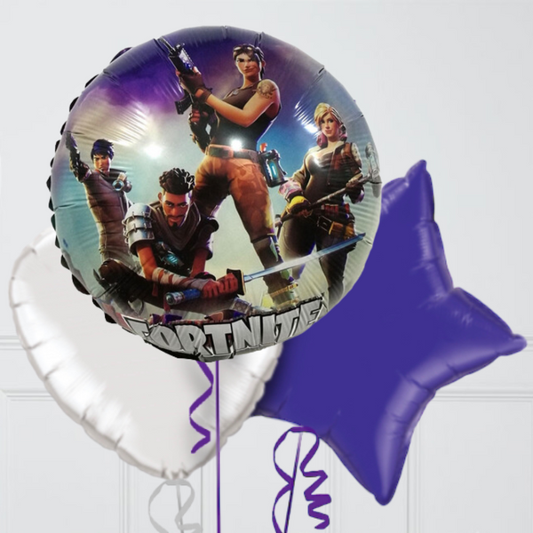 fortnite purple foil balloons