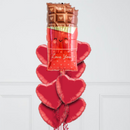 Chocolate I Love YouSupershape Foil Balloon Bouquet
