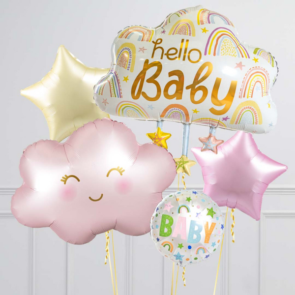 Baby Pink Cloud Balloon Package
