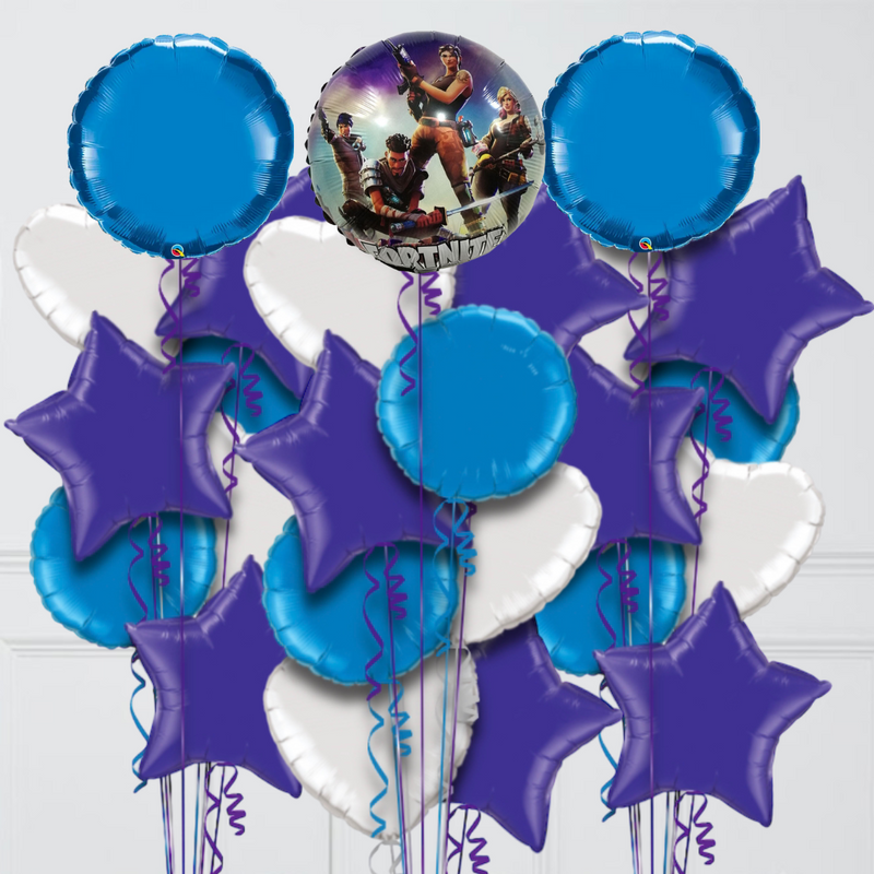fortnite purple foil balloons