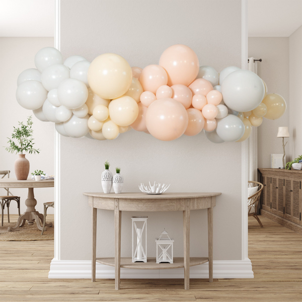 Creamy Inflated Balloon Garland