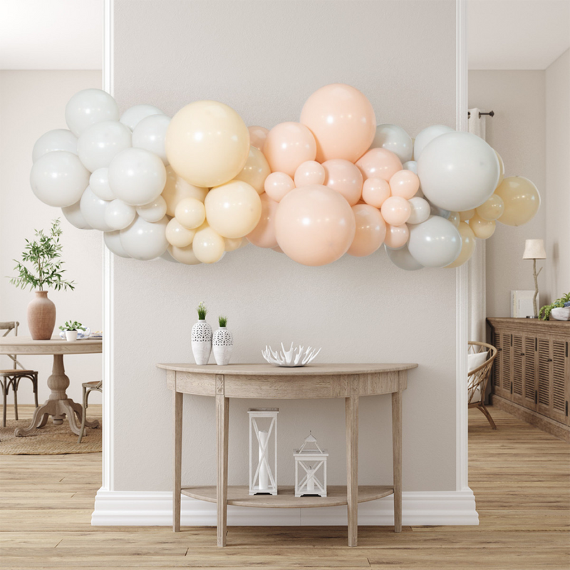Creamy Inflated Balloon Garland