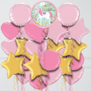 unicorn pink happy birthday foil balloons uae delivery