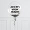 Black Confetti Bubble Personalised Balloon