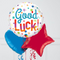 Good Luck Colourful Confetti Foil Balloon Bouquet