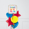 Rainbow Thanks Foil Balloon Bouquet