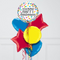 Happy Anniversary Confetti Dots Foil Balloon Bouquet