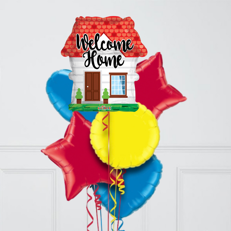 Premium House Shaped Welcome Home  Foil Balloon Bouquet