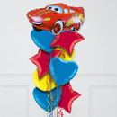 lightning McQueen red foil balloons