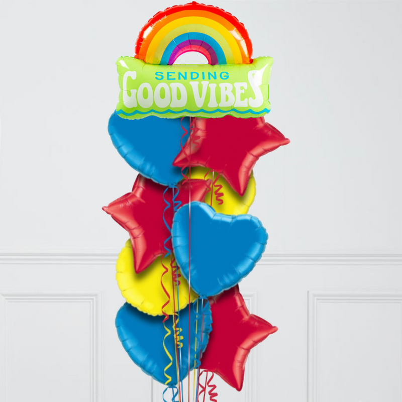 Good Vibes Foil Balloon Bouquet