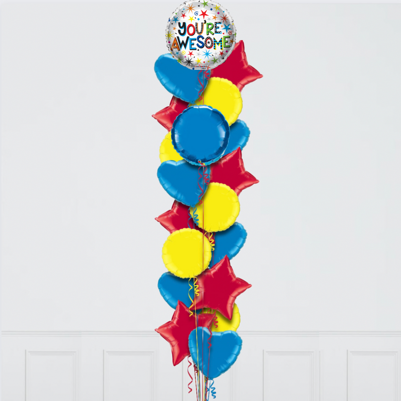 You Are Awesome Foil Balloon Bouquet