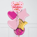 Rose Valentine's Day Foil Balloon Bouquet