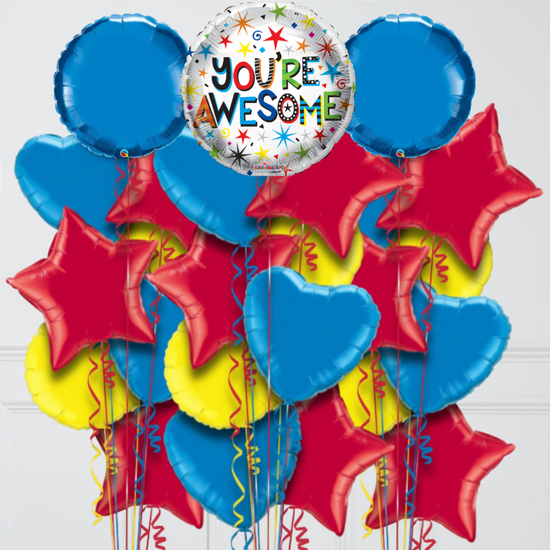 You Are Awesome Foil Balloon Bouquet