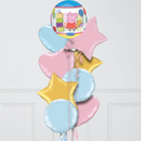 Peppa Pig Giant Orb Foil Balloon Bouquet