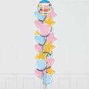 Peppa Pig Giant Orb Foil Balloon Bouquet